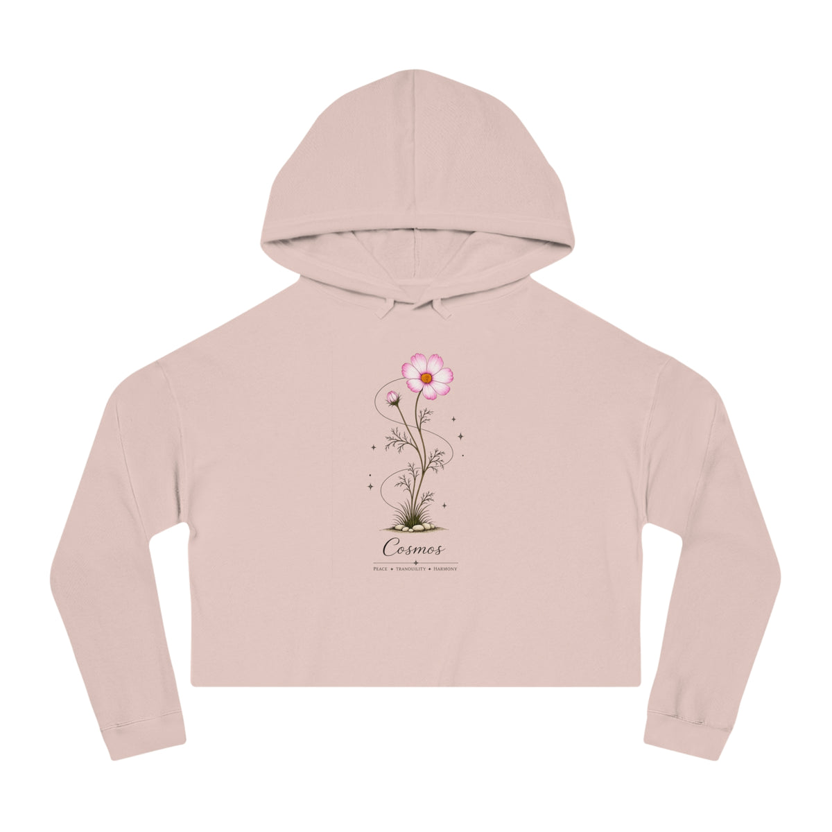 Cosmos Cropped Hooded Sweatshirt
