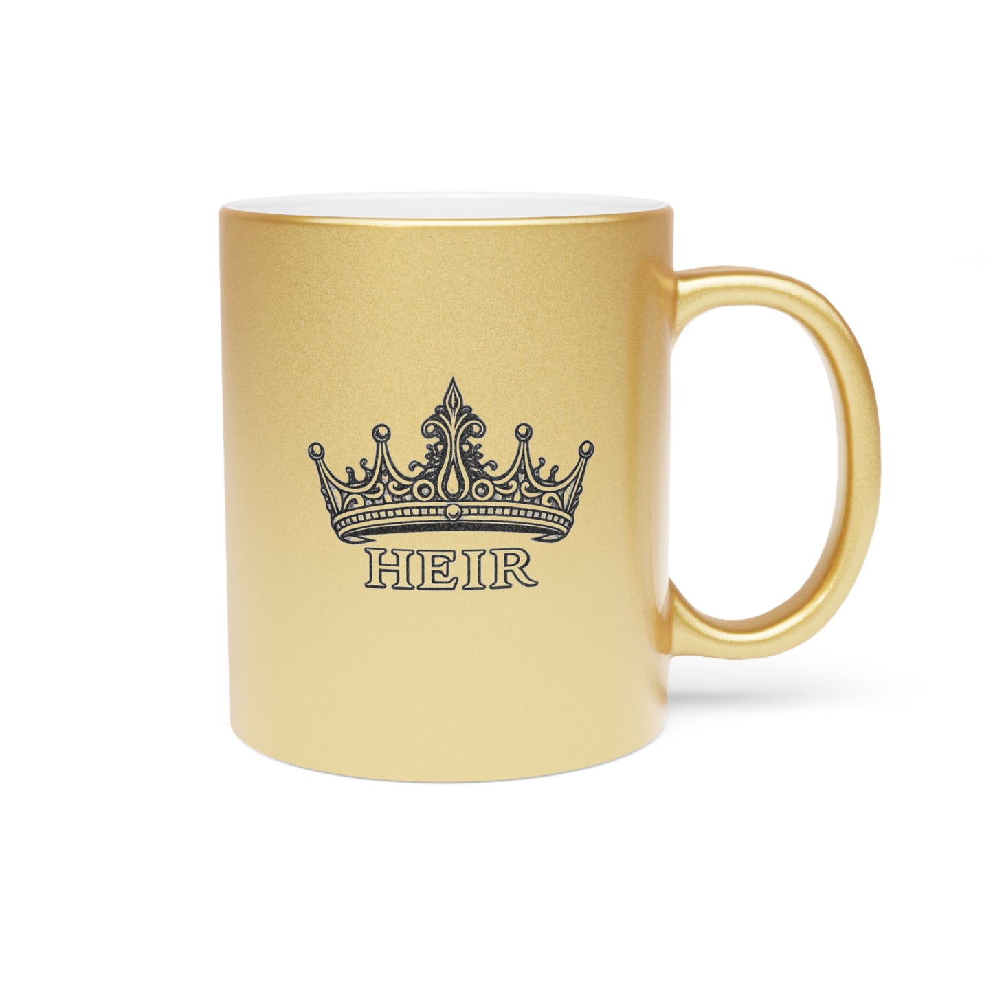 Heir Crown Metallic Mug (Silver\Gold)