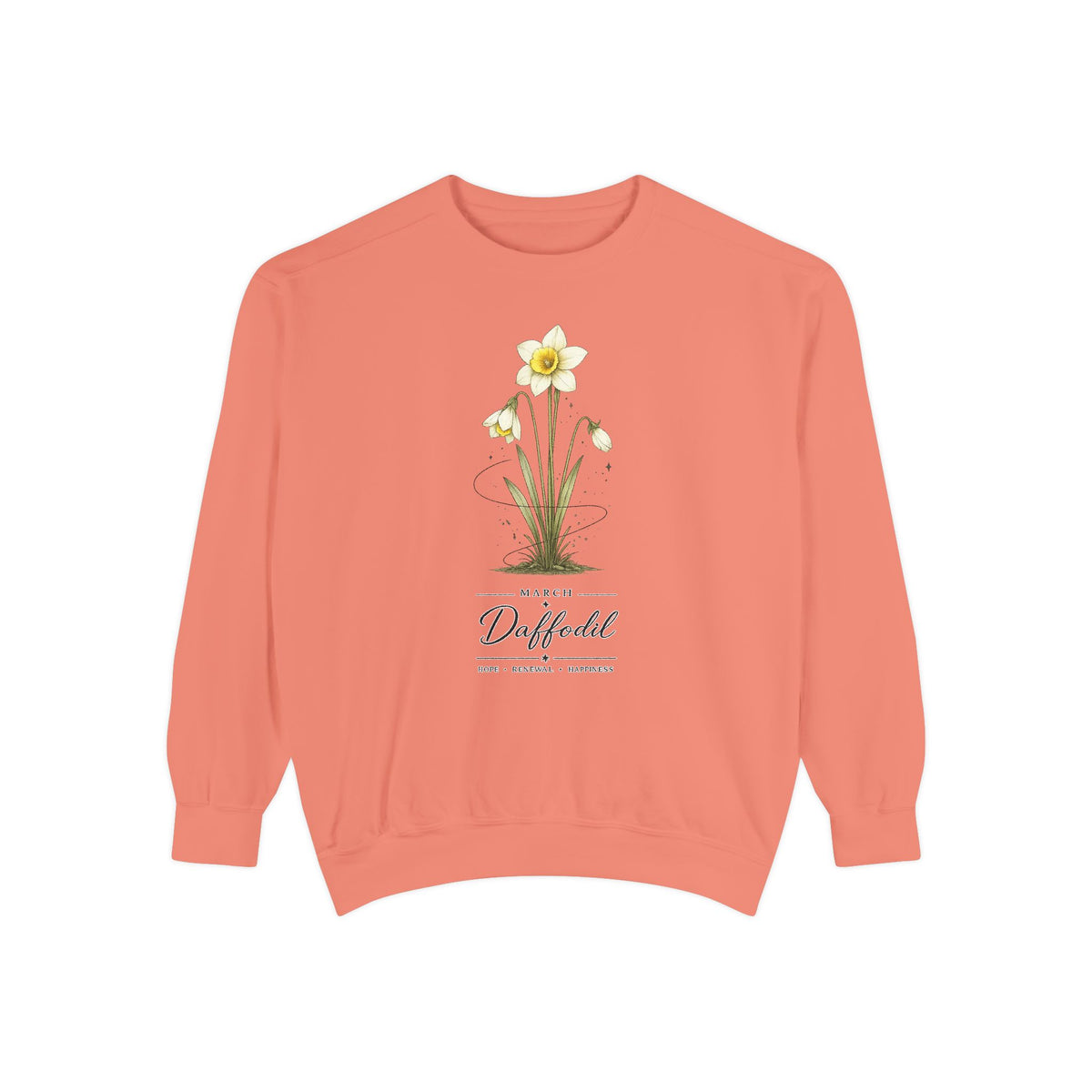 March Birth Flower Sweatshirt