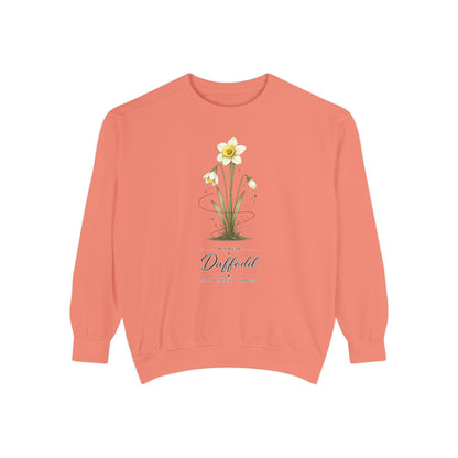 March Birth Flower Sweatshirt