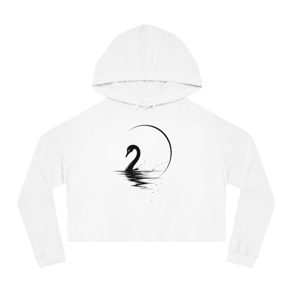 Moonlit Cropped Hooded Sweatshirt