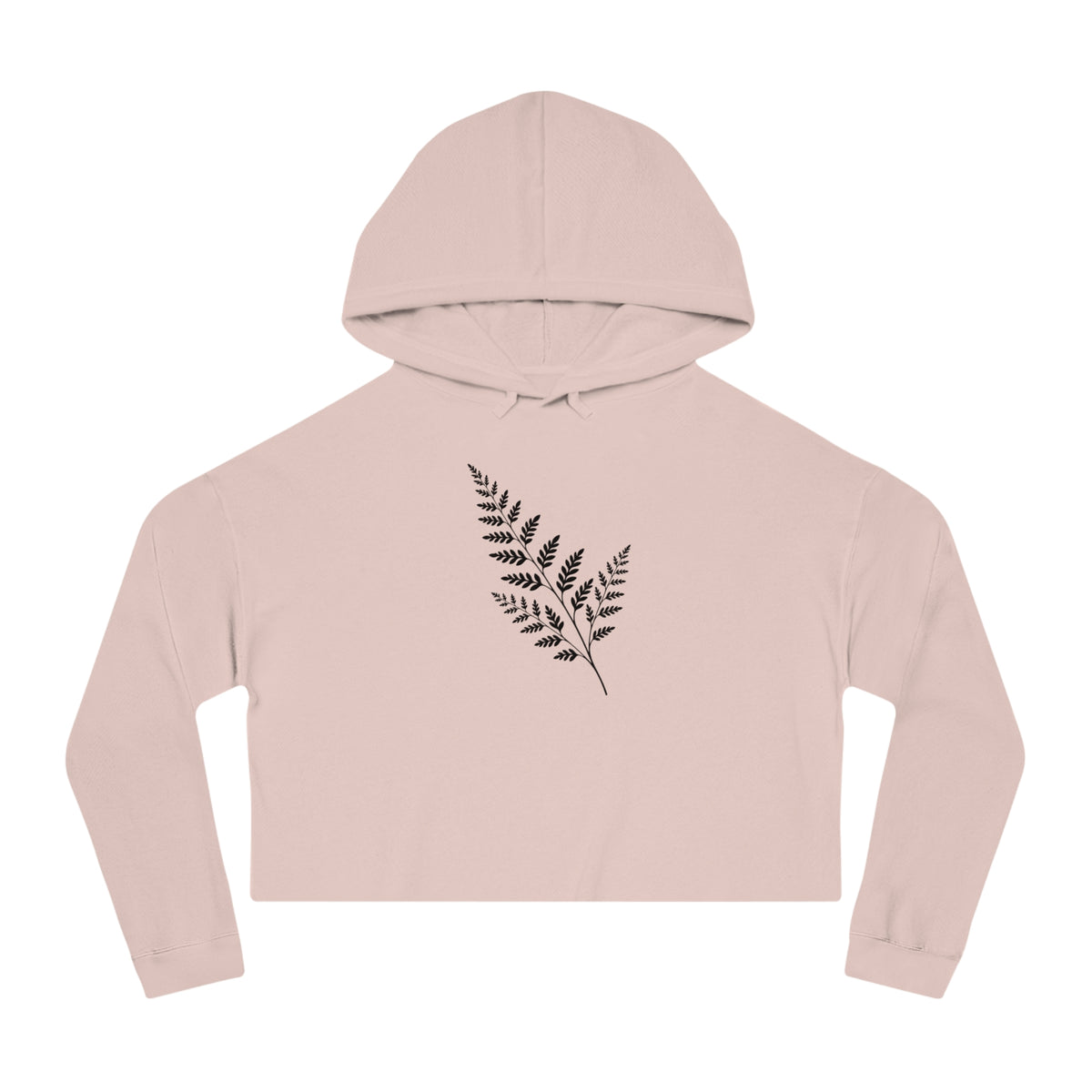 Wild Fern Cropped Hooded Sweatshirt