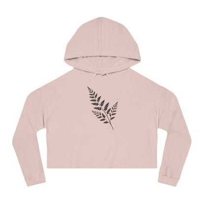 Wild Fern Cropped Hooded Sweatshirt