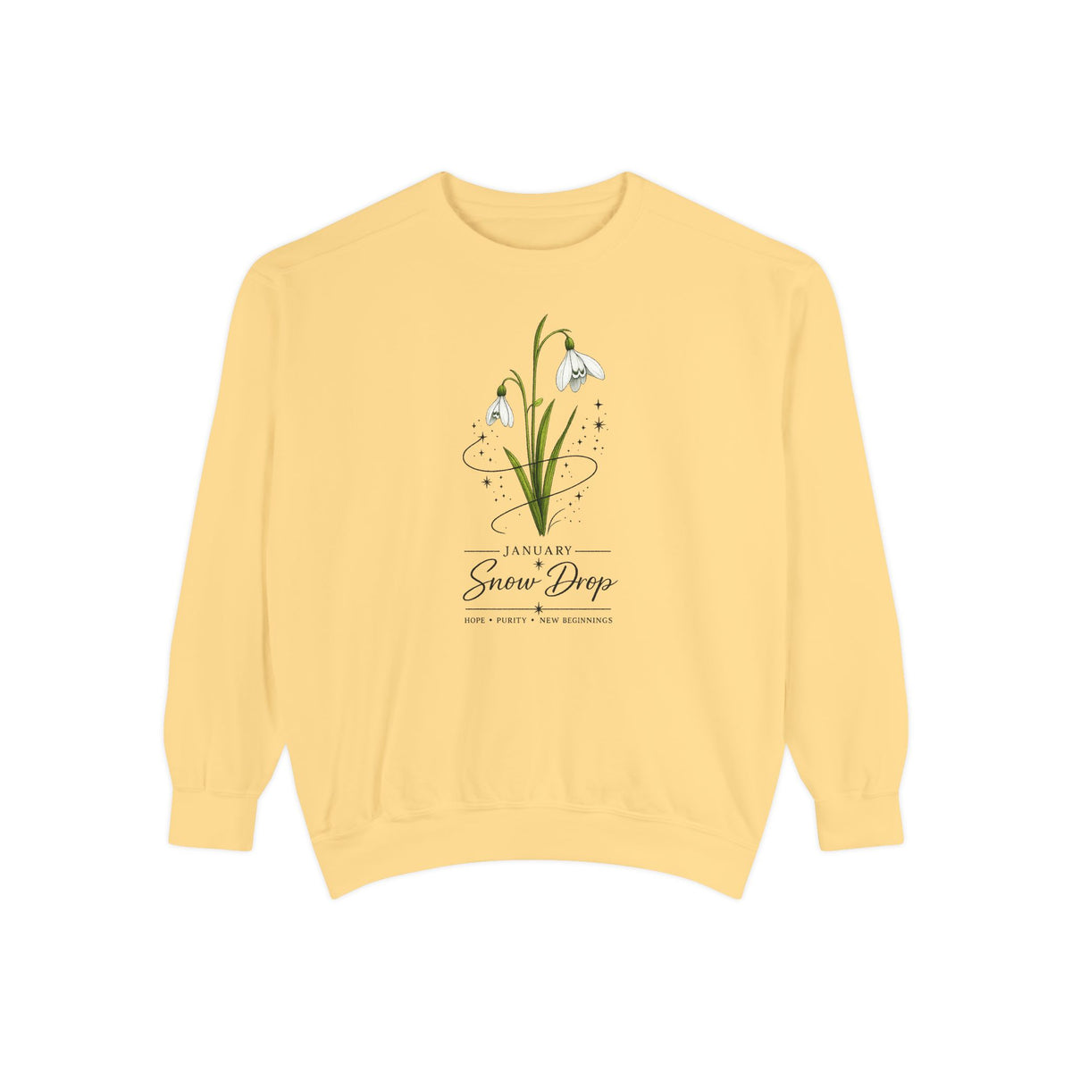 January Birth Flower Sweatshirt