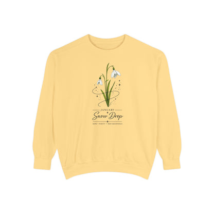 January Birth Flower Sweatshirt