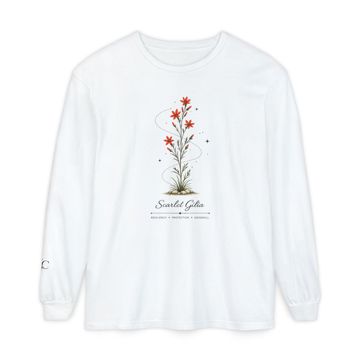 Scarlet Gilia Long Sleeve T-Shirt