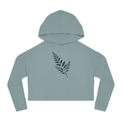 Wild Fern Cropped Hooded Sweatshirt
