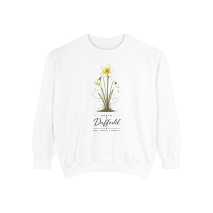 March Birth Flower Sweatshirt