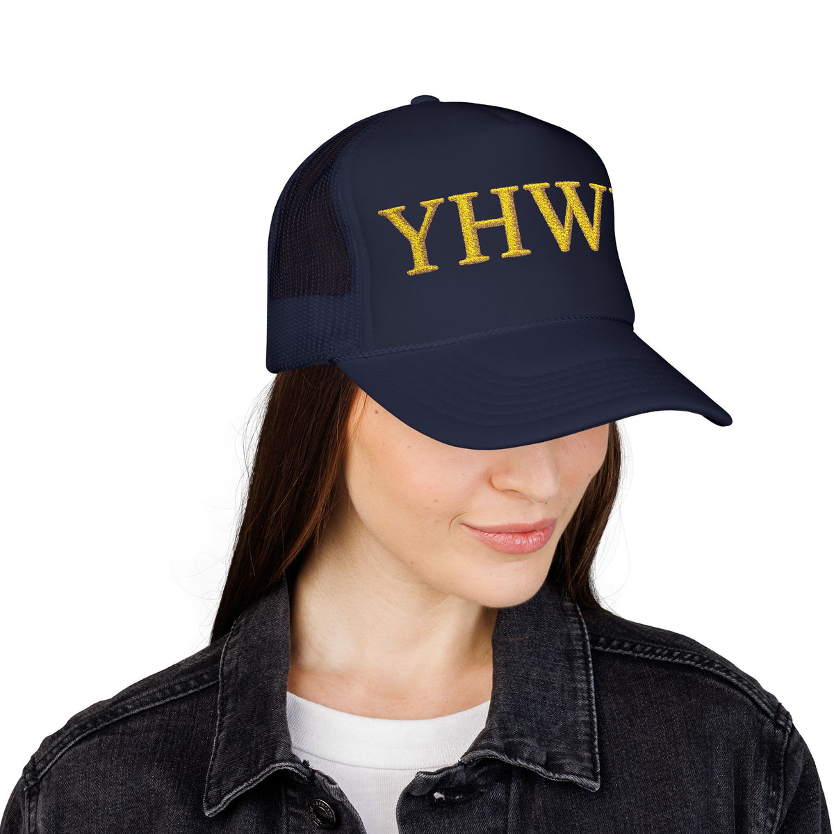 YHWH Embroidered Foam Trucker Hat
