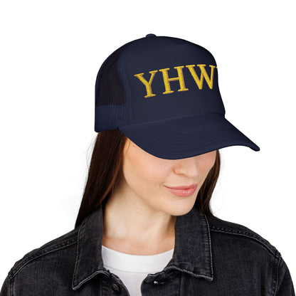 YHWH Embroidered Foam Trucker Hat