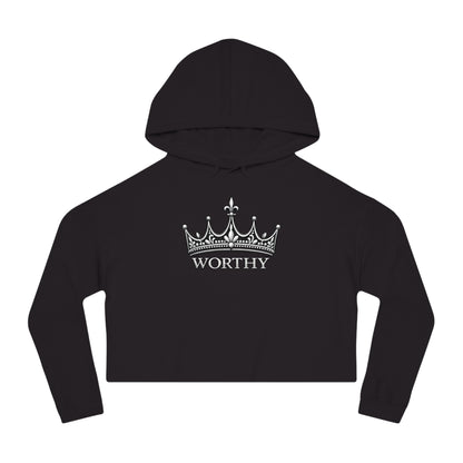 Worthy Cropped Hooded Sweatshirt