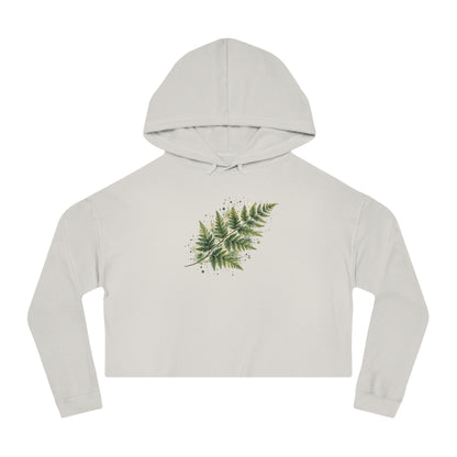 Whispering Fern Cropped Hooded Sweatshirt