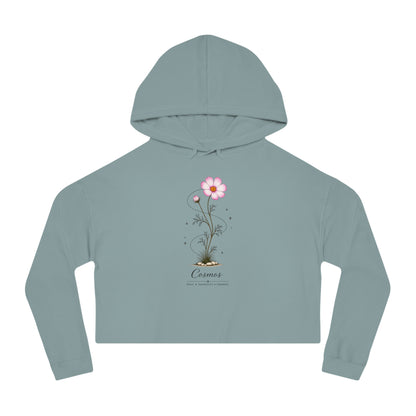 Cosmos Cropped Hooded Sweatshirt