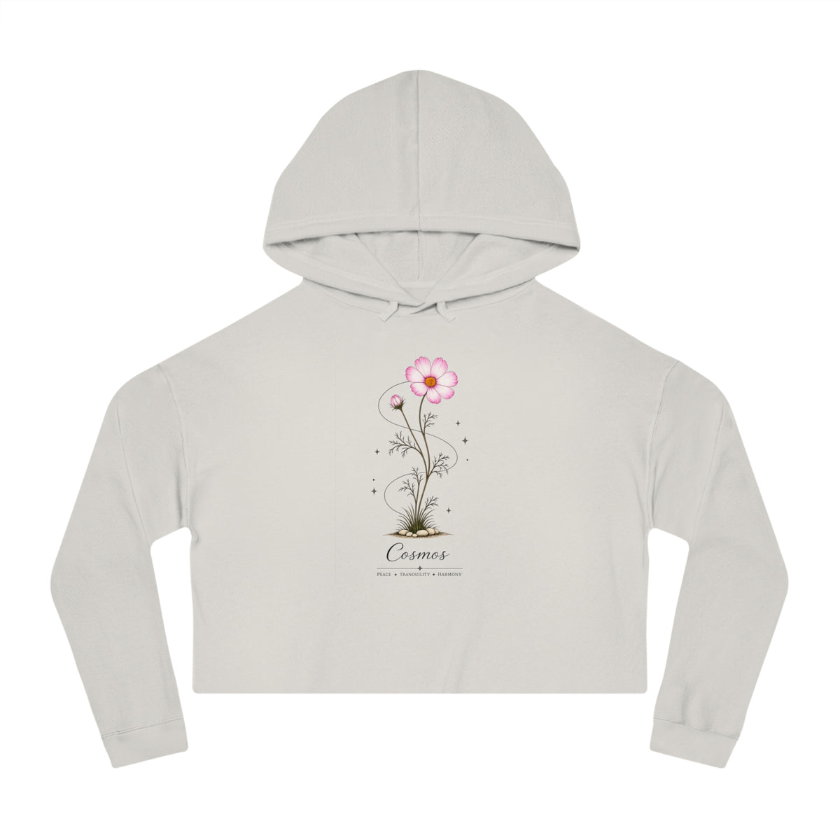 Cosmos Cropped Hooded Sweatshirt