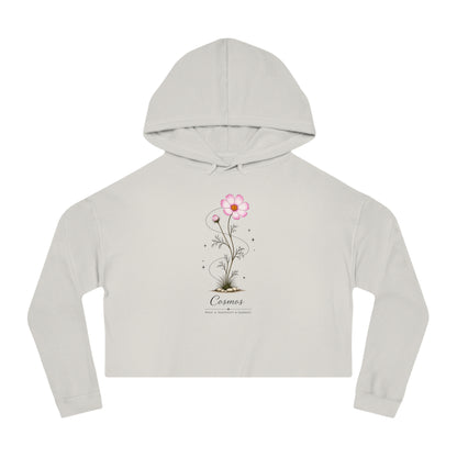 Cosmos Cropped Hooded Sweatshirt