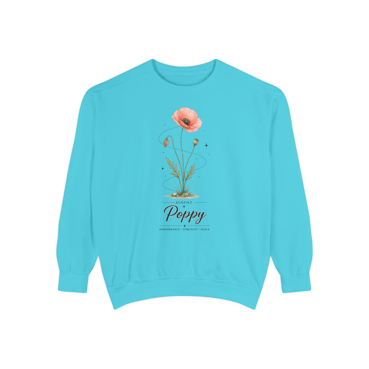 August Birth Flower Sweatshirt