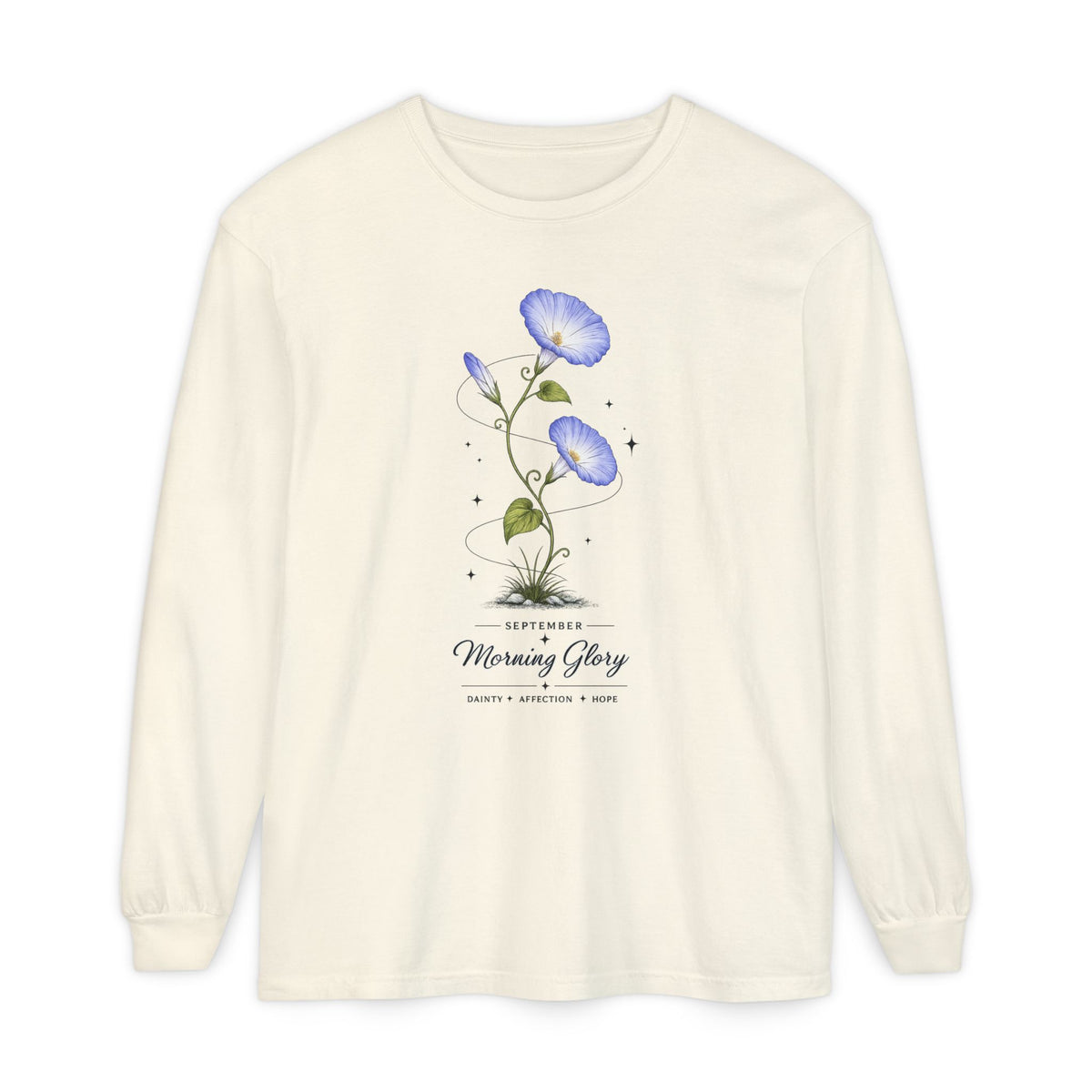 September Birth Flower Long Sleeve T-Shirt