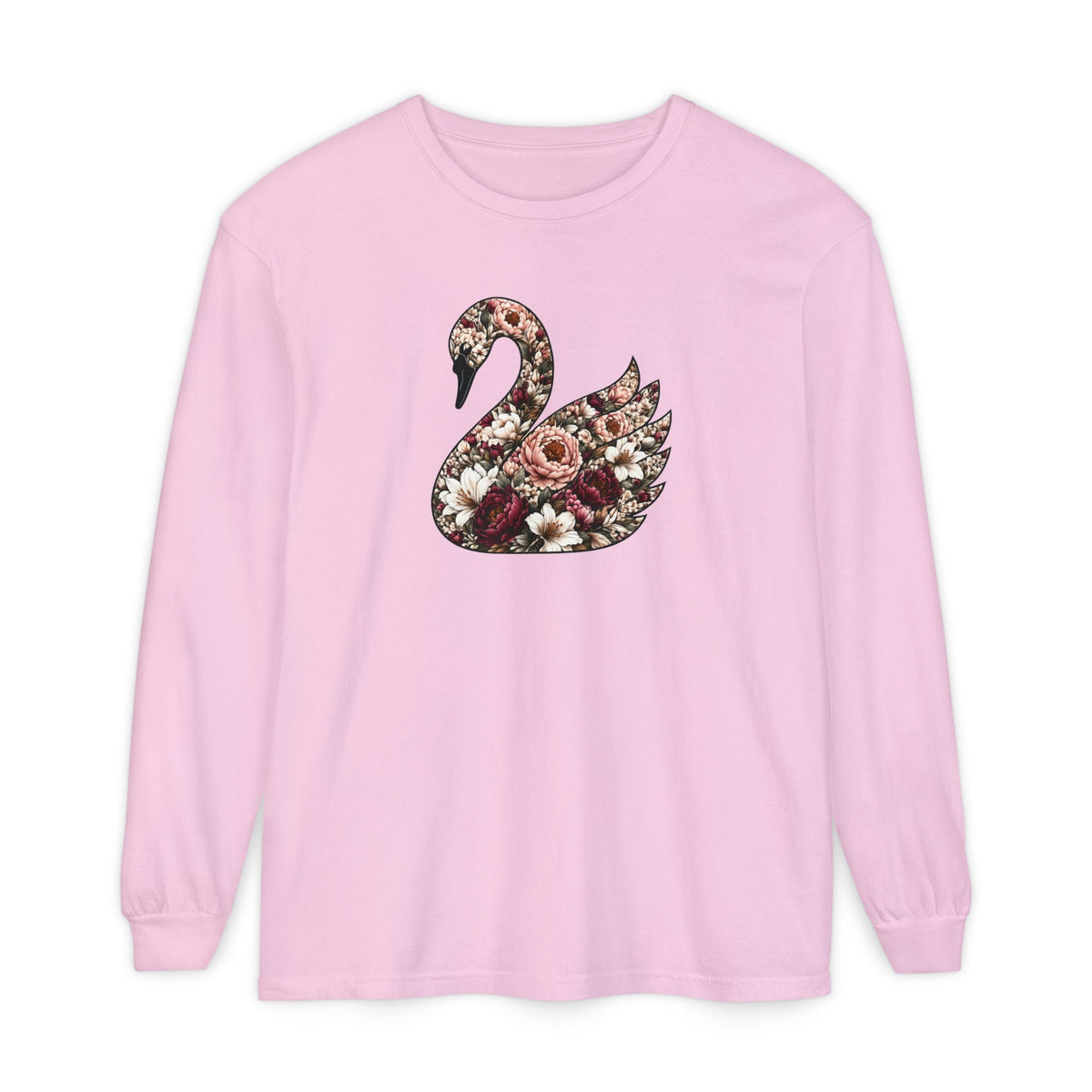 Peony and Plumage Long Sleeve T-Shirt