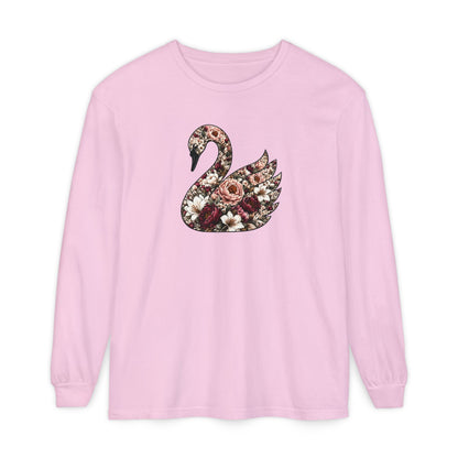 Peony and Plumage Long Sleeve T-Shirt