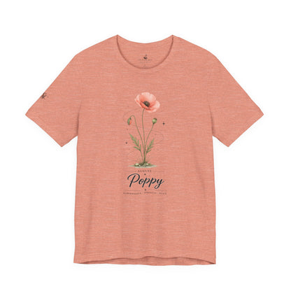 August Birth Flower T-Shirt