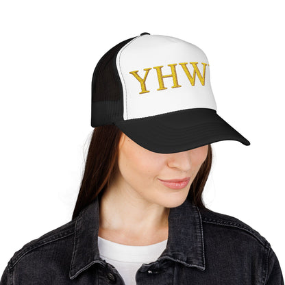 YHWH Embroidered Foam Trucker Hat