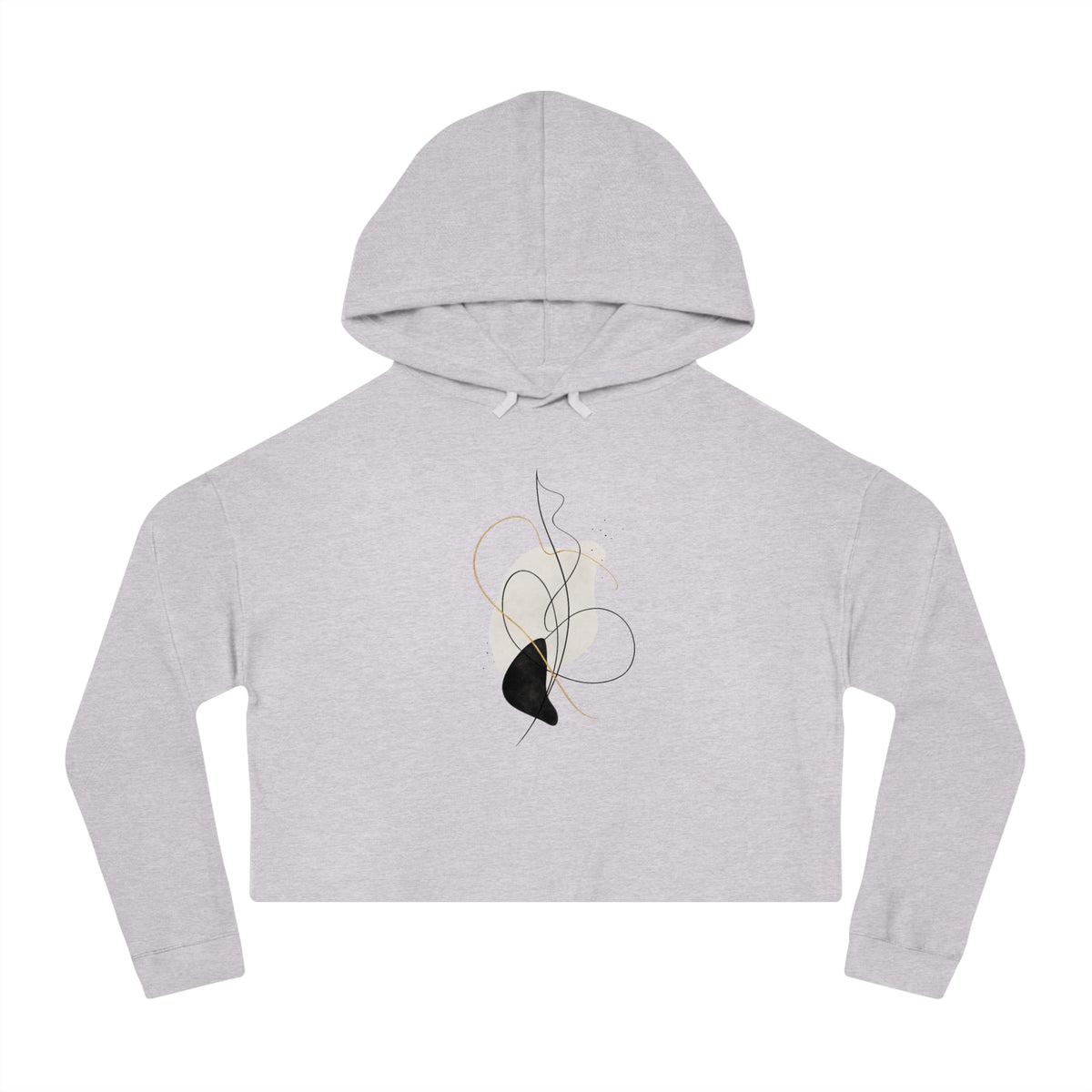 Essence Cropped Hooded Sweatshirt