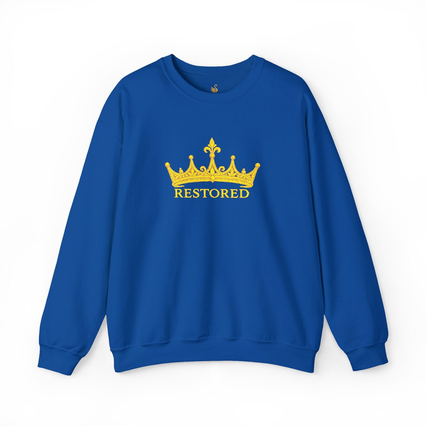 Restored Crown Embroidered Sweatshirt