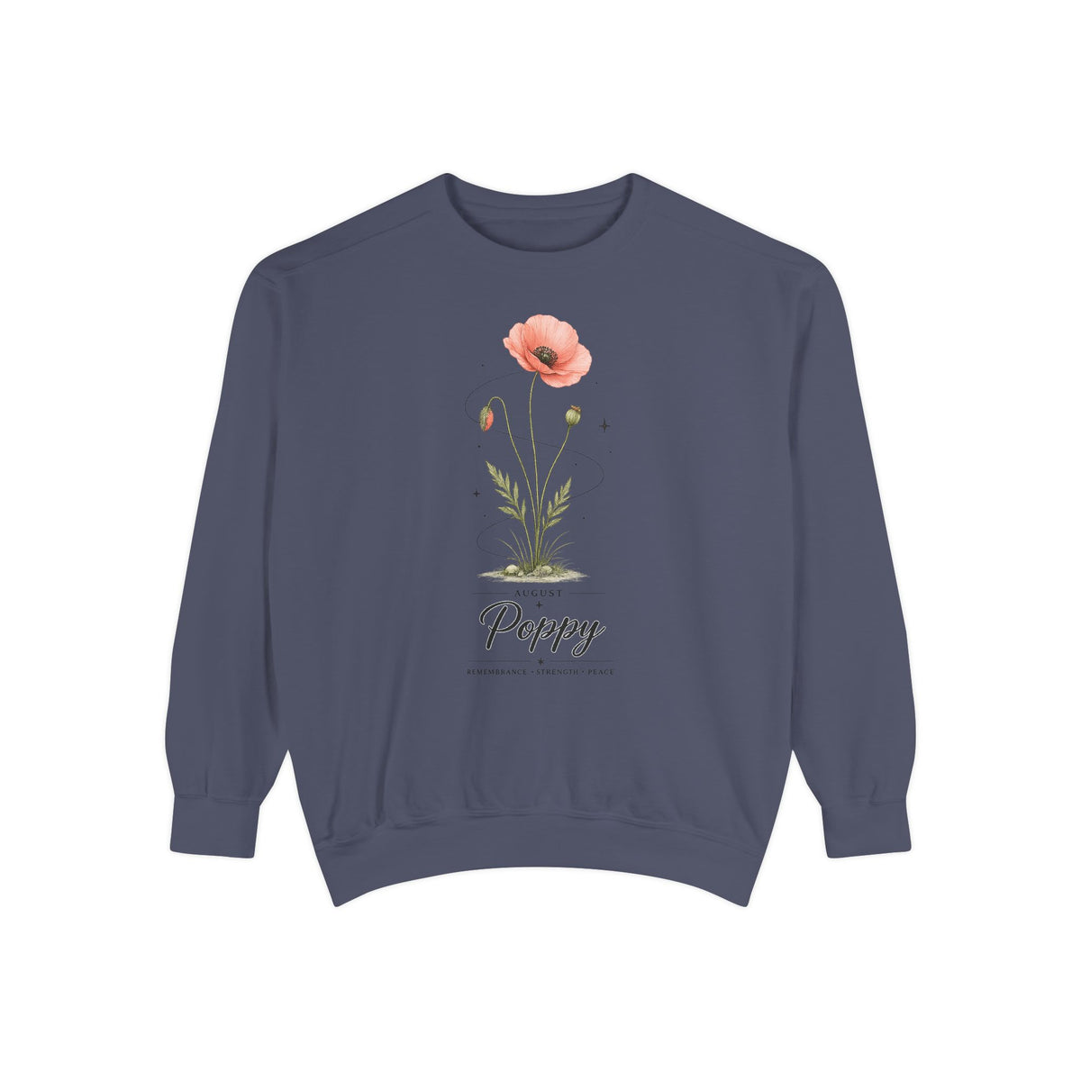 August Birth Flower Sweatshirt