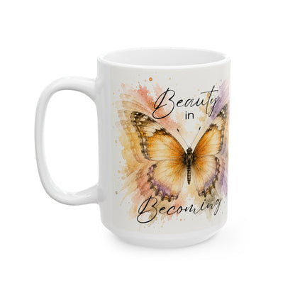 Beauty in Becoming Mug