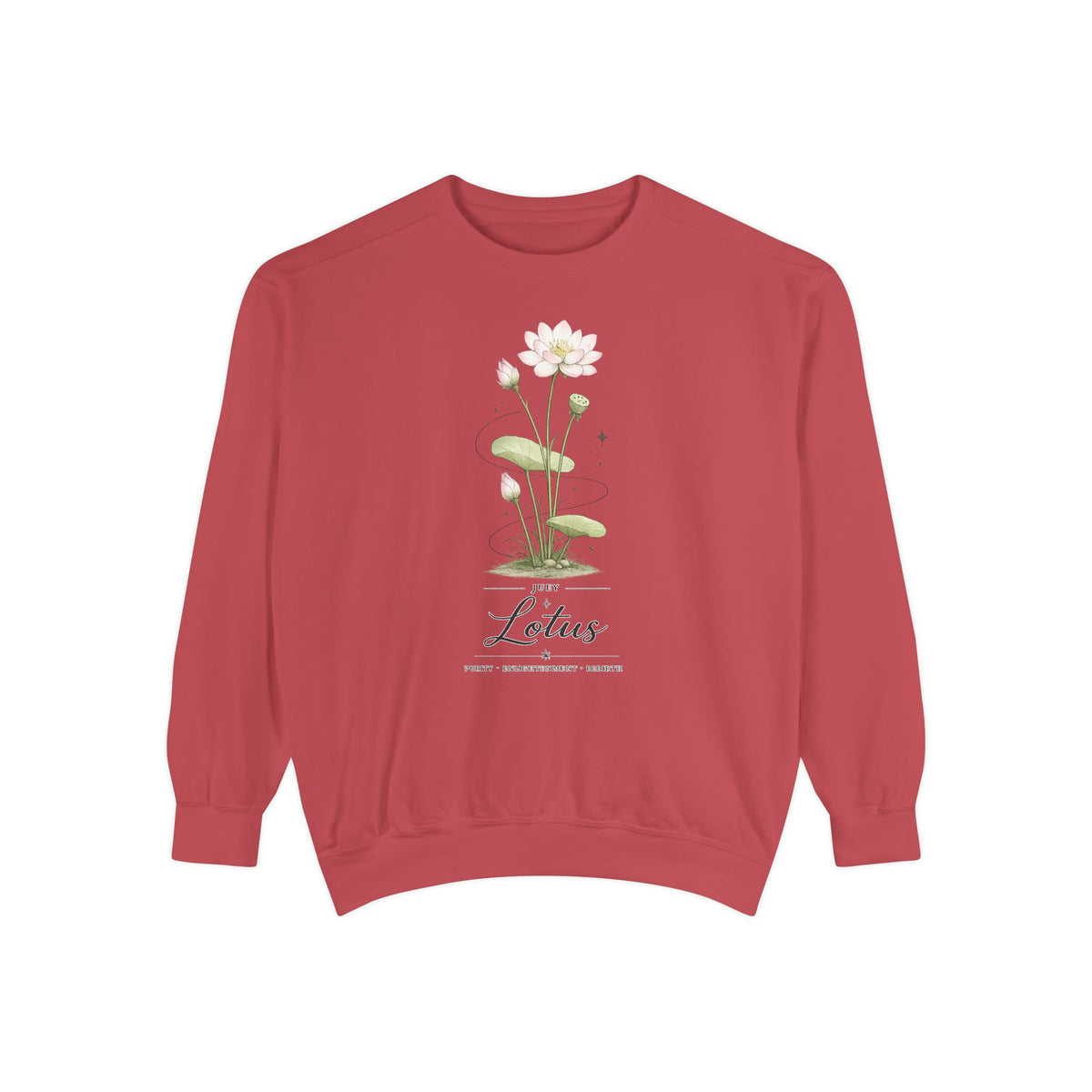 July Birth Flower Sweatshirt