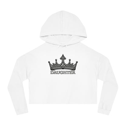 Daughter Crown Cropped Hooded Sweatshirt