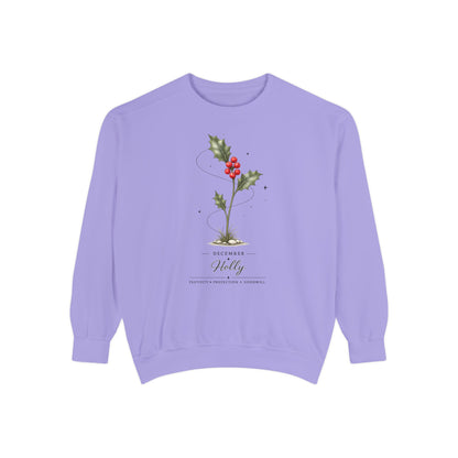 December Birth Flower Sweatshirt