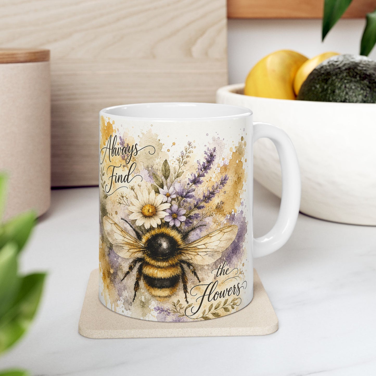 Always Find the Flowers Mug