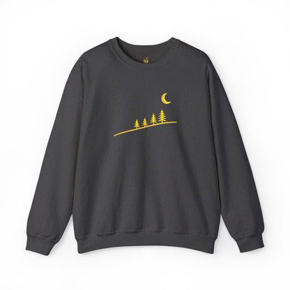 Moonlit Slope Embroidered Sweatshirt