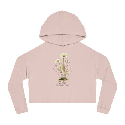 Daisy Cropped Hooded Sweatshirt