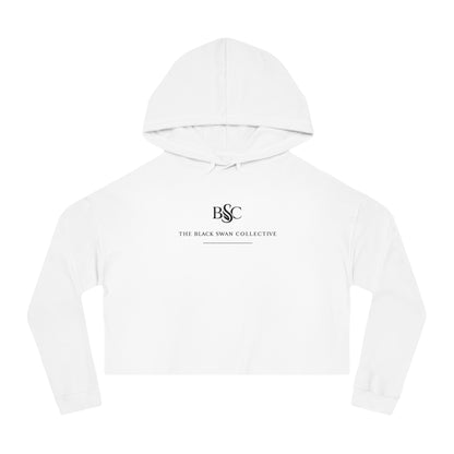Signature Logo Cropped Hooded Sweatshirt