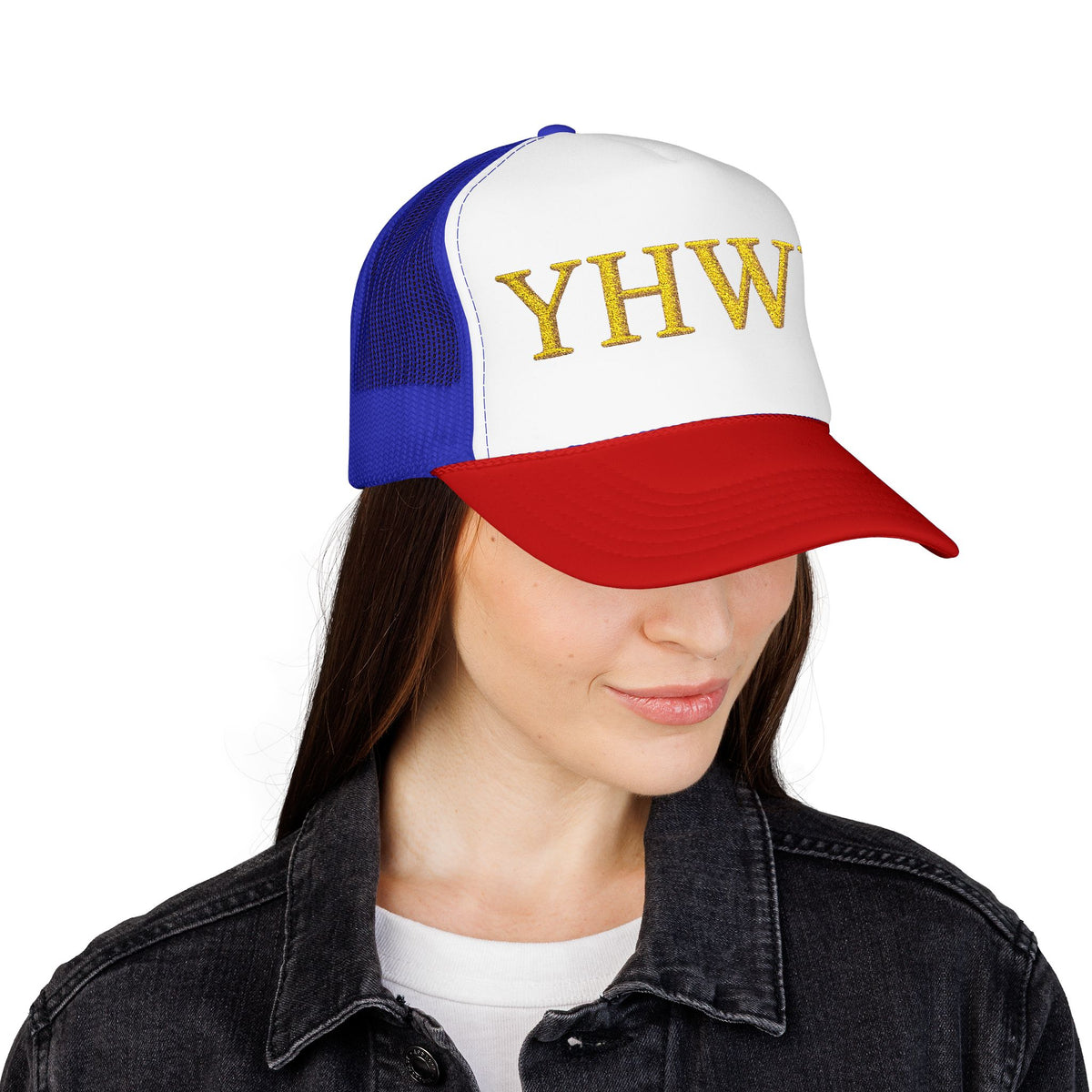 YHWH Embroidered Foam Trucker Hat