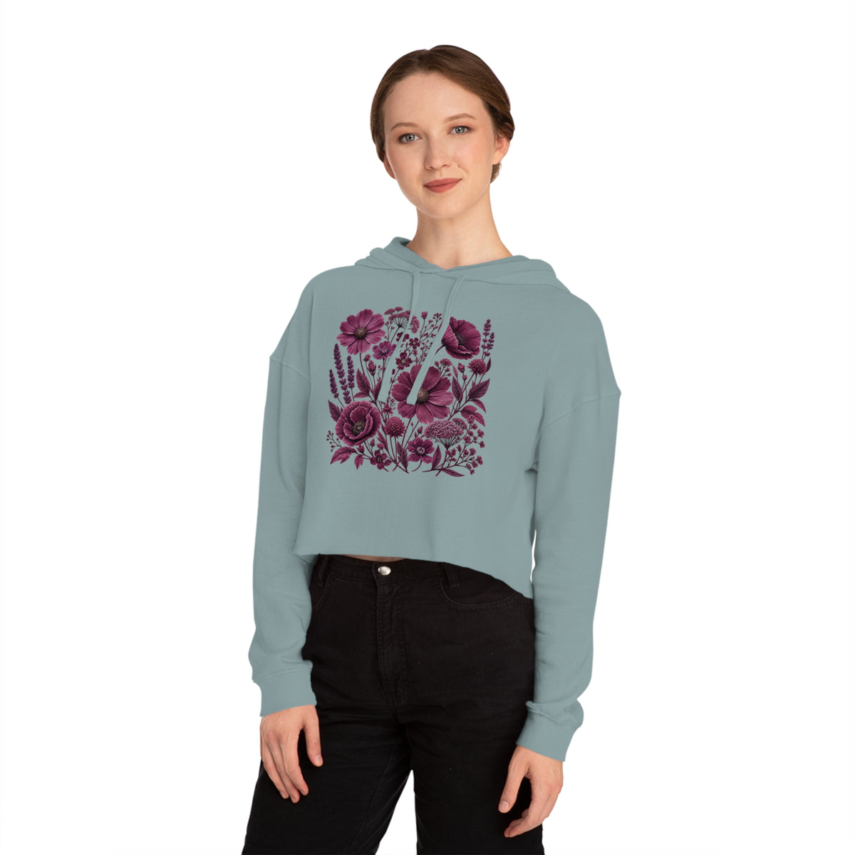 Wild at Heart Cropped Hooded Sweatshirt