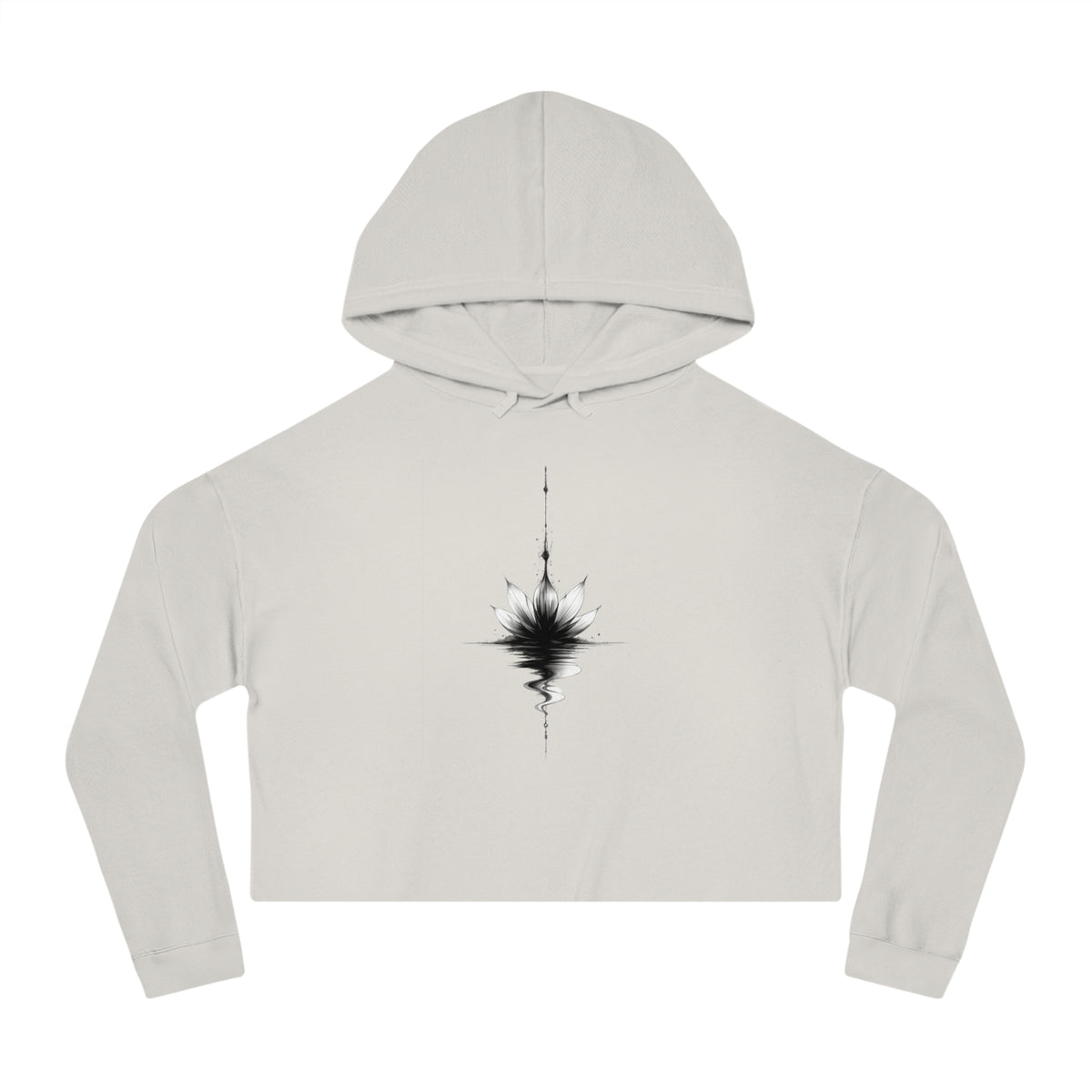Rise Cropped Hooded Sweatshirt