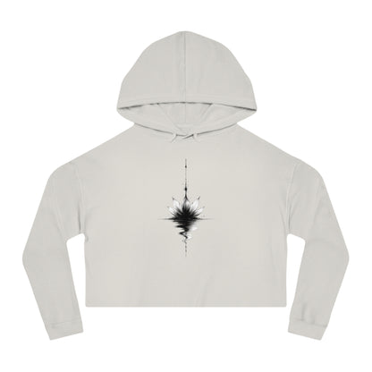 Rise Cropped Hooded Sweatshirt
