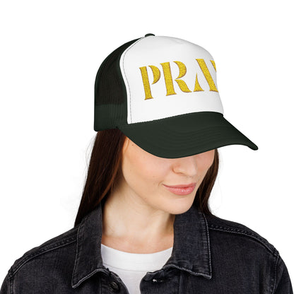 Pray Embroidered Foam Trucker Hat
