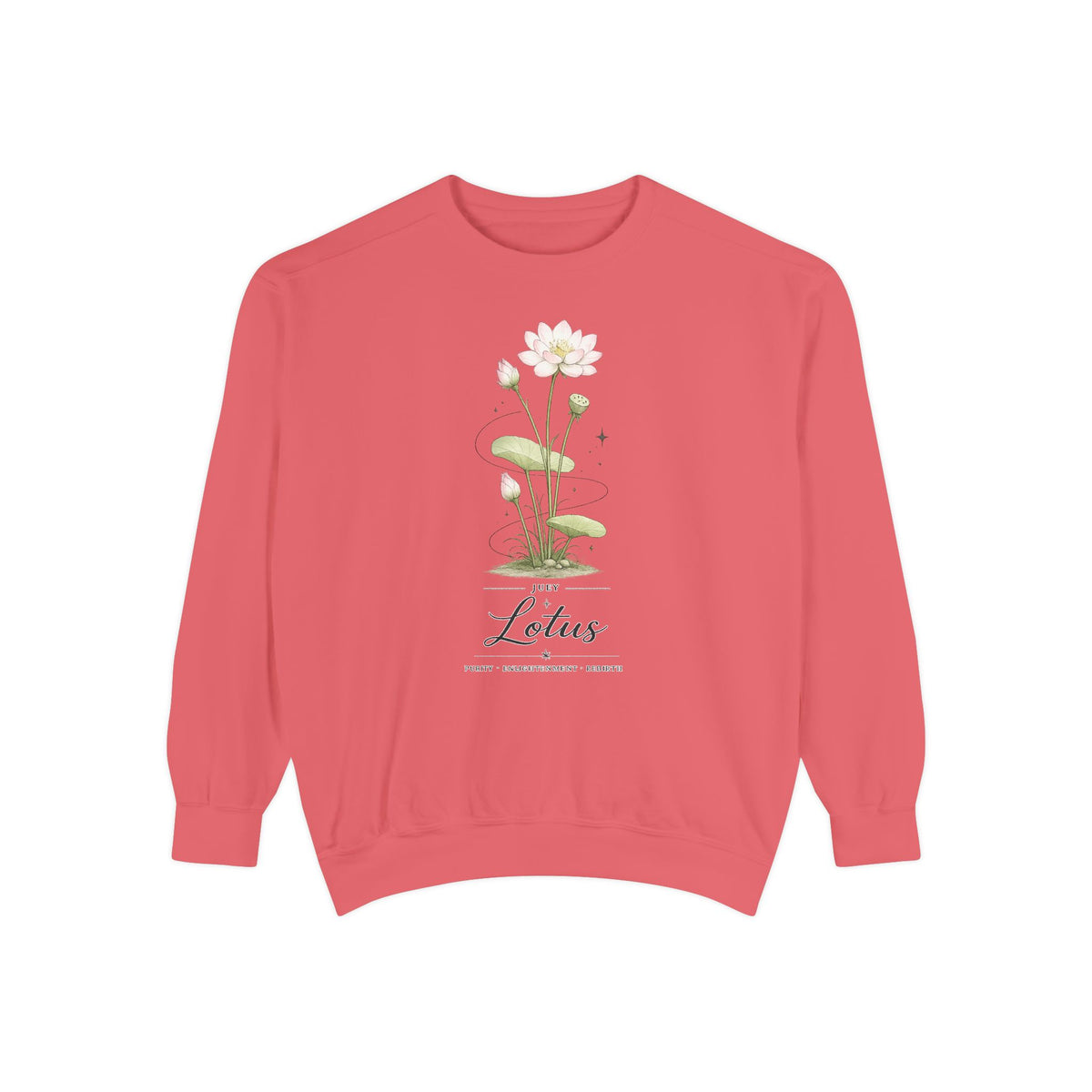 July Birth Flower Sweatshirt