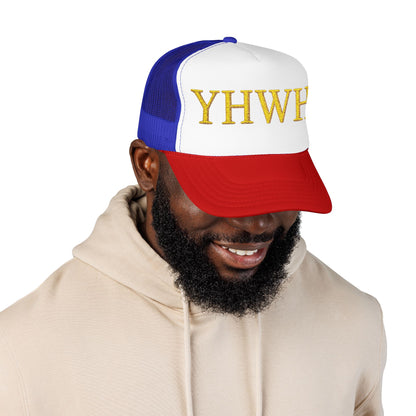 YHWH Embroidered Foam Trucker Hat