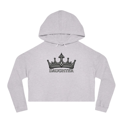 Daughter Crown Cropped Hooded Sweatshirt