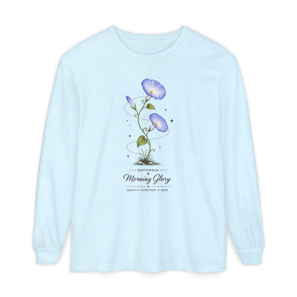 September Birth Flower Long Sleeve T-Shirt