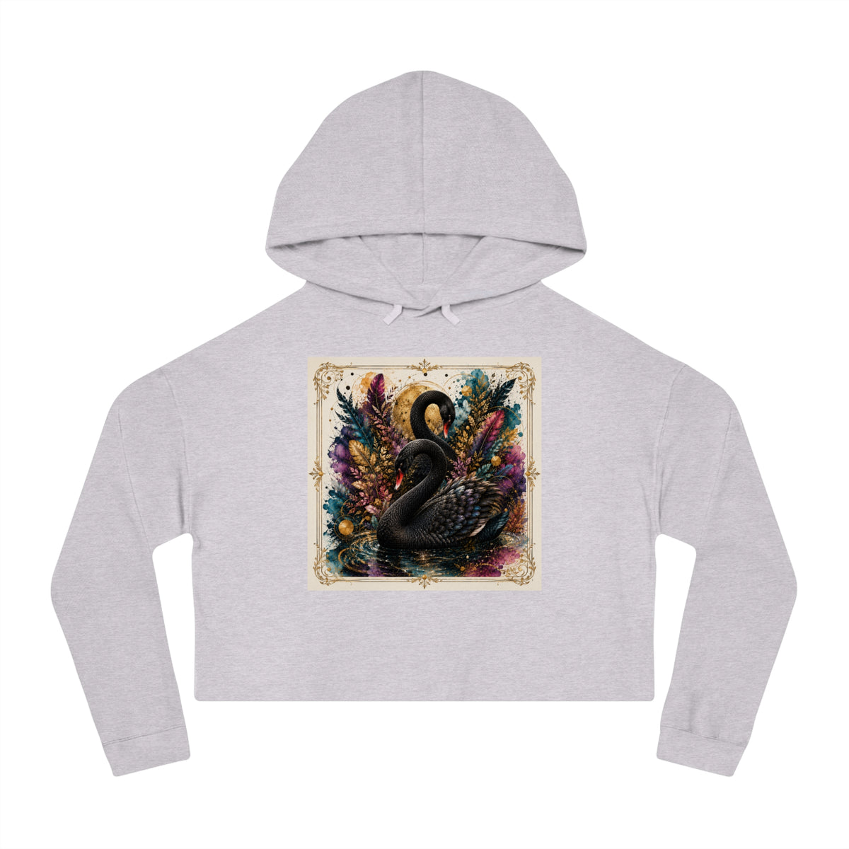 Velvet Flight Cropped Hooded Sweatshirt