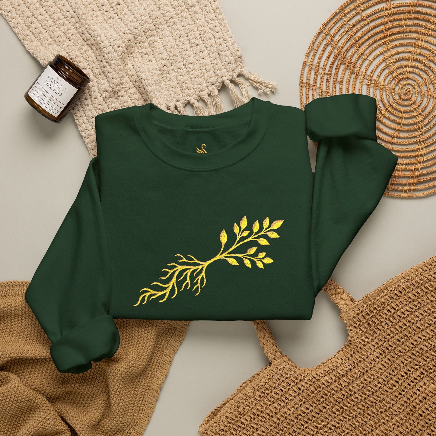 Rooted Grace Embroidered Sweatshirt