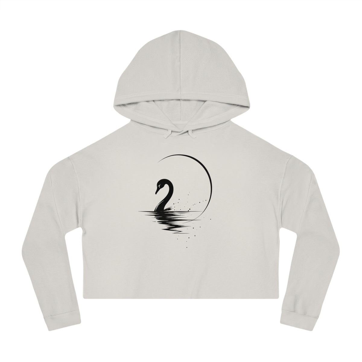 Moonlit Cropped Hooded Sweatshirt