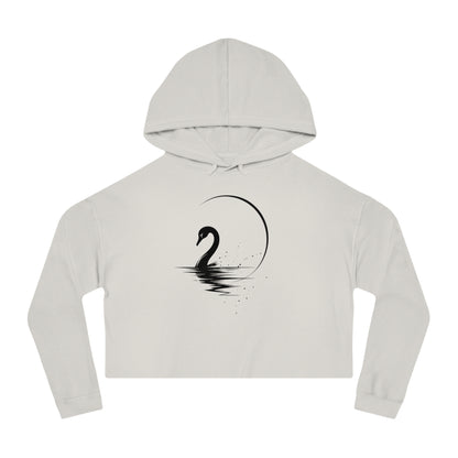 Moonlit Cropped Hooded Sweatshirt