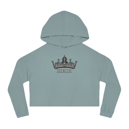 Heir Crown Cropped Hooded Sweatshirt